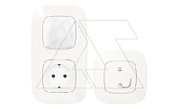 Netatmo-Valena Allure-Стартовый пакет. Шлюз WiFi + умная розетка 2P+E 16A 230V + главный беспр. выключатель Я дома/Я вне дома, жемчуг