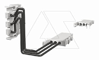 Блок перекл. контактов AUX-C 1Q 1SY (1COвспом.+1COавар.) для XT2 и XT4, 6A-250VAC13 0.3A-250VDC12 с проводами 1m и разъемами для выкат. исп.