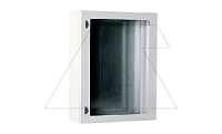 Щит моноблочный 400х400х200мм (ВхШхГ) с монтажной панелью, дверь - оргстекло, IP66