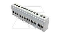 Клеммник Morek для фазы A12H 1P 12x1,5_16mm² Cu, 63A, 690V, серый, IP20 (стикерованный)