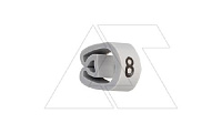 Маркер кольцевой RMS-01 59548-8, D кабеля 1,3-3mm, 0,35-1mm2, символ "8", PVC, серый (упак. 1000шт.)