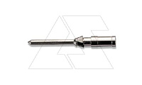 Контакт обжимной, тип вилка, стандартный, 10A, 1,5mm2, Ø 1,6mm, с серебряным покрытием