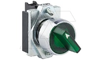 Переключатель PB1S, зеленый, 0-I, фиксация, 1NO, 6A 230VAC/24VDC, с подсветкой без LED, 22mm, IP65
