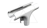 Секция 2953 T M32 LGR Т-образная, трубы Quick-Pipe разъемная, IP44, наружн. Ø38,7мм, серый, ПВХ