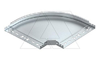Секция RBM 90 320 FS угловая 90°, горизонтальная, для лотка 35Х200 (ВХШ), конв. оцинк.