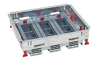 Основание монтажной коробки, горизонтальный монтаж, 18M(3x6), Hmin=80mm