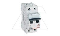 Авт. выключатель Legrand TX3, 2P, 10A, хар-ка B, 6kA, 2M