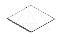 Крыша щита NEO 1000x500мм (ШxГ), RAL7035, IP55