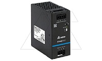Блок питания импульсный Force-GT, 480W, 20А, 90_264VAC / 24VDC, DIN35, реле DC OK, винт.клеммы, ал.корпус