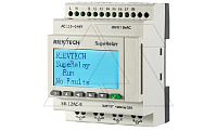 Программируемый логический контроллер SR-12AC-R, 110_240VAC, 8DI, 4RO(10A), RTC, FBD, Ethernet, ЖКИ