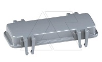 Крышка защитная кабельного корпуса разъема, размер H24B, пластик, RAL 7037