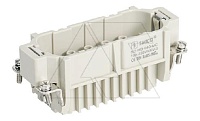 Корпус вставки контактной, размер H16B, тип вилка, 40P+PE, 10A, 250V, обжимной контакт