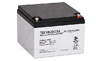 Батарея аккумуляторная Technocell TCL26-12, 12V26Ah, 125x166x176 HxLxW, 7.4kg, 10-12лет
