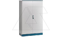 Щит EMOX моноблочный 1600x1200x400мм (ВxШxГ) с монтажной панелью, RAL7035, IP55
