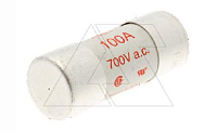 Вставка плавкая цилиндр., 100A, 200kA(700VAC-UL)/50kA(700VDC-UL), 22x58mm, тип aR, с бойком