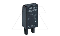 Модуль RC M53, резистор+конденсатор, 110_240VAC/DC, серый, для GZT, GZM, GZS, GZMB, ES32