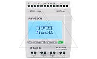 Программируемый логический контроллер SR-12AC-R, 110_240VAC, 8DI, 4RO(10A), RTC, FBD, Ethernet, ЖКИ