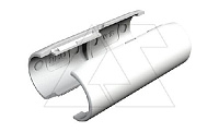 Муфта 2953 M M25 LGR соединительная, трубы Quick-Pipe разъемная, IP44, наружн. Ø31,2мм, серый, ПВХ