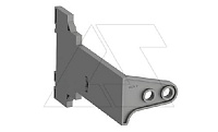 Держатель MSAH1 оси 6mm для MS116 MS(MO)132, для осей свыше 130mm
