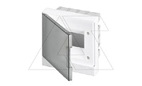 Щиток встраив. ABB Basic E BEF402206, 6M, прозр. серая дверь, 63A, IP40, 190x180x102mm, PEN-шина (стикерованный)