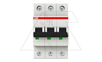 Авт. выключатель S203-C80, 3P C 80A Icu=6kA 3M