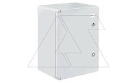 Щит навесной 400X300X220мм (ВхШхГ) с монт. панелью 345X235мм (ВхШ), с комплектом крепления на стену, дверь глухая, IP65, ABS пластик