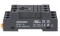 Цоколь STB11-E, 3CO, 16A(300V), винтовой зажим, черный, на рейку DIN35, для RKL3CO, 56.33, RPM3, LY3