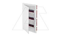 Щит встраив. ECO BOX 3x12M, N/PE 4x 2x16+7x10mm2, белая пласт. дверь, белый RAL9003, 560x350x102mm, IP40