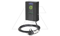 Зарядное устройство BE-W, Тип2, 22kW (32A, 400VAC 3P+N+E), с кабелем 4m, LCD, антрацит, 235x370x115mm, IK08, IP54