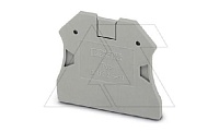 Крышка концевая D-UT 2,5/10 /2,2mm, для винтовых клемм UT 2,5..10, серая