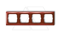 Basic 55 - Рамка на 4 поста (красный, блистер)