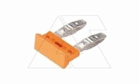 Перемычка гребневая ST01CC, 2P, оранжевый, для цоколя SRU*-S(ST), SKC*-S(ST), SRC*-ST