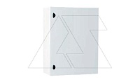 Щит моноблочный 400x300x200мм (ВxШxГ) с монтажной панелью, RAL7035, IP66