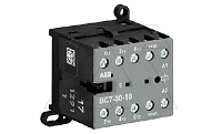 Мини-контактор BC7-30-10-01 24VDC, 3NO 12A(20A-AC1) 5.5kW, всп.контакт 1NO (4A-AC15)