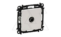 Valena Life - Розетка TV проходная 1,5dB/14dB, 0-2400MHz, белая (инд. упаковка)