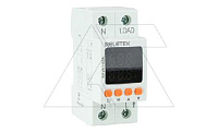 Реле контроля напряжения и тока RPVA1-63A, 1NO+N, 63A, 220VAC, Umin(80_210V)/Umax(220_300V), Imin/Imax(1_63A), 0_5s/0_600s, цифровой дисплей, 2M