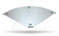 Крышка DFBM 90 200 FS секции угловой горизонтальной 90°, для лотка шириной 200мм, конв. оцинк.