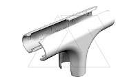 Секция 3000 TMS M20 LGR Т-образная, трубы Quick-Pipe разъемная, IP44, наружн. Ø25,5мм, серый, ПВХ