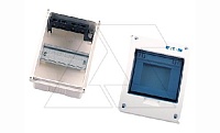 Щит встраиваемый BC-U-1/5-ECO прозр. дв., 156х116х70, 2х(4х10мм2), IP40 стикерованный