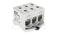 Клемма Morek OTL150-3 серая, 3xAl/Cu 25_150mm², 320(CU)/290(AL)A на клемму, 1000V, винтовые зажимы