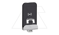 Etika - Беспроводное зарядное устр-во 1A с USB Type A, 2,4A (сл.кость)