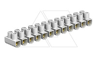 Клеммник 72 CE WS разрезаемый, 12шт, 4мм², 32A, 450V, белый, полипропилен