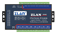 Станция удаленного ввода/вывода ZLAN6842, 8DI, 8RO, 8AI (4..20MA), Ethernet (Modbus TCP), 24VDC