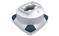 Держатель поворотный (315°) напольный ETR060, RAL7035/RAL5020, m=2кг
