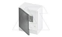 Щиток навесной ABB Basic E BEW402204, 4M, прозр. серая дверь, 63A, IP40, 155x180x102mm, PEN-шина (стикерованный)