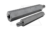 Стойка металлическая резьбовая h=100mm, d=8mm, с резьбой M5