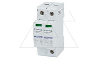 Разрядник SPC-20/280/2P, 2P, 280VAC, In=20kA(8/20µs), класс C, индикация, 2M