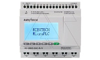 Программируемый логический контроллер PR-18DC-DAI-R-N, 12_24VDC, 12DI(8AI), 6RO, RTC, SD, RS485, Ethernet, ЖКИ