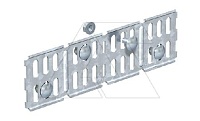Соединитель RWVL 60 FS продольный/угловой, для лотков высотой борта 60мм, конв. оцинк.