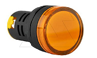 Индикатор светодиодный моноблочный AD116-22DS, желтый, LED 110VAC/DC, IP65, 22mm